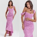 House Of CB NWOT  'Cesca' Rose Pink Corset Floral Maxi Dress sz XL Photo 3