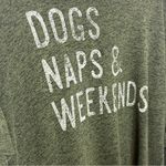 Xhilaration Olive Green Women's Graphic Top Photo 3