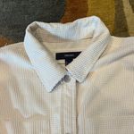 Forever 21 Off White Shacket Shirt Jacket Cropped Textured Material Size Medium Photo 1