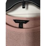 Banana Republic  Tailored Stretch Gray Button Up And Pink Waffle Knit Top 2pc 2 Photo 6