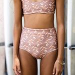 Of One Sea Girls 11/12 High Waisted Bikini Bottoms Photo 3