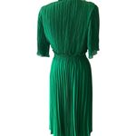 ZARA  Green Pleated dress size L Photo 2