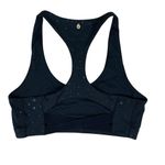 Spiritual Gangster  Star Print Black Racerback Stretch Sports Bra Medium Photo 2