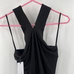 Michael Stars  Opaline Dress Size Petite Large Ribbed Black Ultra Rib Midi NWT Photo 6