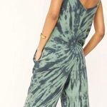Anthropologie  Cloth and Stone Tie Dye Wide Leg Jumpsuit Photo 1