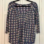 Lucky Brand Ā floral printedāvneckātopāsizeāsmall Photo 0