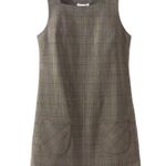 H&M •  tartan plaid mini dress jumper brown xxl Photo 0