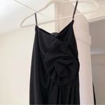 Donna Karan Collection Ruched Vintage Wool Jersey Rosette Wrap Skirt NWT P $950 Photo 6