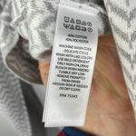 Aspen Cowl Neck Sweater Grey Chevron size Large White Photo 7