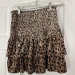 Vestique  Velvet Leopard Skirt Photo 0