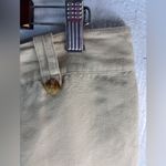 Charter Club  Allison Fit 16 Linen Blend High Waist Lined Shorts Beige Tan Photo 6