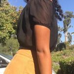 Wet Seal Black Off The Shoulder Crop Top Blouse Photo 3