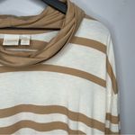 Chico's  Original Stripe Corinne Cowl Top Chico’s Size 2 US Size 12 NWT Photo 3