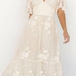 Baltic Born  Clarisa Lace Midi Dress V-Neckline New Without Tags Photo 0