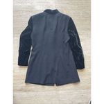 Rare Vintage 90's Portara Made in W. Germany Women's Wool Velvet Blazer Size 8‎ Orange Photo 5