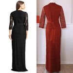 Diane Von Furstenberg DVF Burgundy Lace Wrap Maxi Dress Juliana Wine Red Size 4 NEW $1568.00 Photo 4