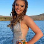 Prom Or Homecoming Dress Silver Size M Photo 2