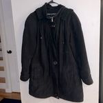 Fleet Street  Women’s Black Toggle Hooded Coat Size PL Photo 0