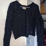 Hollister Cropped Navy  Sweater Photo 0