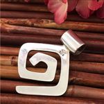 Silpada  Sterling Silver Geometric Maze Pendant Photo 3