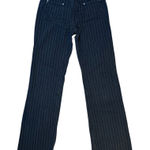 Miss Sixty  Women’s  black with white pin stripes bootcut jeans size 28 EUC Photo 0
