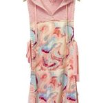 Free People NWT Movement All That Hoodie Coverup Size XS Pink Swirl Sleeveless Photo 0