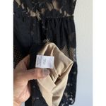Ali & Jay  Women’s Black‎ Nude Mini Lace Babydoll Sleeveless Short Dress Size S Photo 10