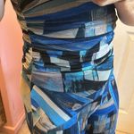 Elana Kattan MALI Strapless Print Jumpsuit with Ruched Bodice Blue Size XS Photo 4