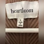 Heartloom  CURTIS Mock Neck Rib Sweater Knit Sleeveless MIDI Dress Photo 3