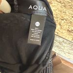 AQUA  Black Sheer Sleeve Bodysuit Photo 3