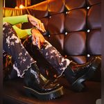 Dr. Martens Dr. Marten Air Walk Rozalie Distressed Patent leather Chelsea heeled NWOB Photo 1