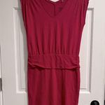 Toad&Co Zeta Cap Sleeve Dress in Fuchsia Pink Size Small Photo 0