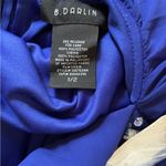 B Darlin Blue Silver Embellished Cocktail Sundress Photo 2