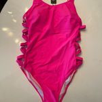 Tempt Me 🐼NWT  HOT PINK ONE PIECE, Large Photo 3