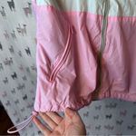 Garage  size Large (juniors) Gray, pink, and white windbreaker Photo 6