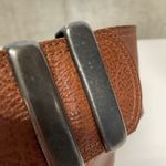 Vintage Comme Des‎ Faus Brown Leather Belt Photo 8