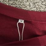 Red Loose Tunic Sweater Pullover long sleeve dress M Size M Photo 3