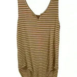 American Eagle Women's Striped yellow/gold and white Bodysuit Multicolor Size M Photo 0