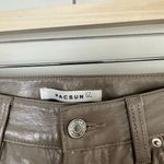 PacSun Women’s 24 90s Boyfriend Brown Faux Leather Vegan Leather Pants Photo 1