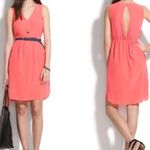 Madewell Pink Coral Silk Dress Photo 1