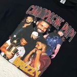 Gildan Ladies Drake champagne Papi Drizzy Black cropped Short Sleeve Tee Photo 5