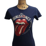 The Rolling Stones  50th Anniversary Rock‎ Band Graphic T-Shirt Navy Blue LG Photo 0