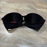 Victoria's Secret Victoria’s Secret Swim Black Strapless Bikini Top Size 32D (No straps) Photo 1
