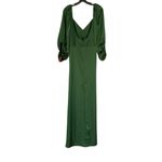 Sachin + Babi  Emerald Green Size 10 Angelina Cutout Balloon Sleeve Gown NWT Photo 4
