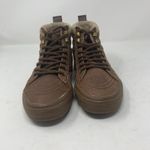 Vans  Sk8-Hi MTE Leather Brown Herringbone Men’s 6.5 Women’s 8 High Top Sneaker Photo 1