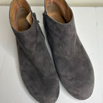 FitFlop Suede Sumi Ankle Boots Gray Zip Side Comfort Women's Size 11 Photo 0