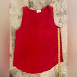 Everly Women’s Red  Sleeveless  Blouse Photo 5