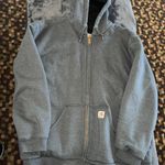 Carhartt Rain Defender Loose Fit Heavyweight Full-Zip Hooded Sweatshirt Photo 0