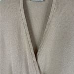 St. John Vintage  Marie Gray Beige Knit Cardigan Sweater Made USA 😘 Photo 2