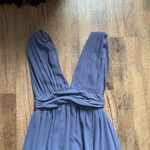 Lulus LULU’S Heavenly Hues Denim Blue Maxi Dress Photo 5
